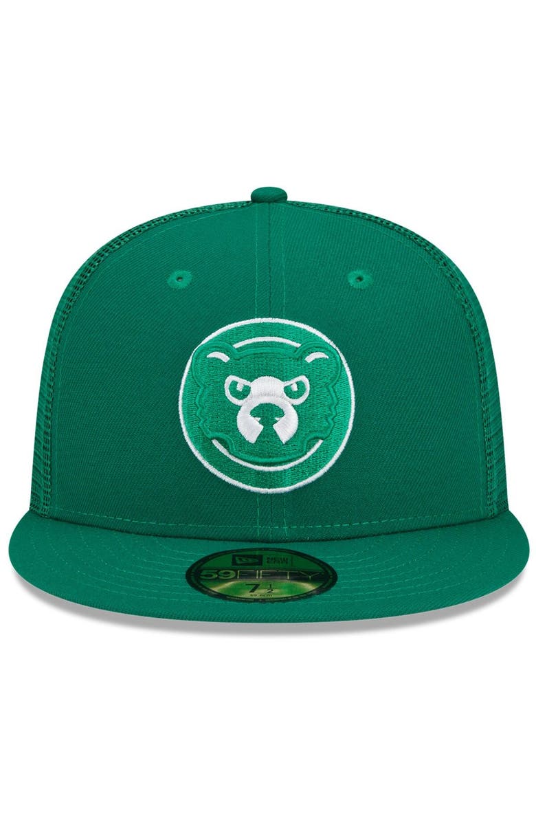 New Era Men's New Era Green Chicago Cubs 2022 St. Patrick's Day 59FIFTY Fitted Hat, Alternate, color, Green