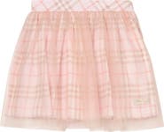 Burberry Check Silk Skirt