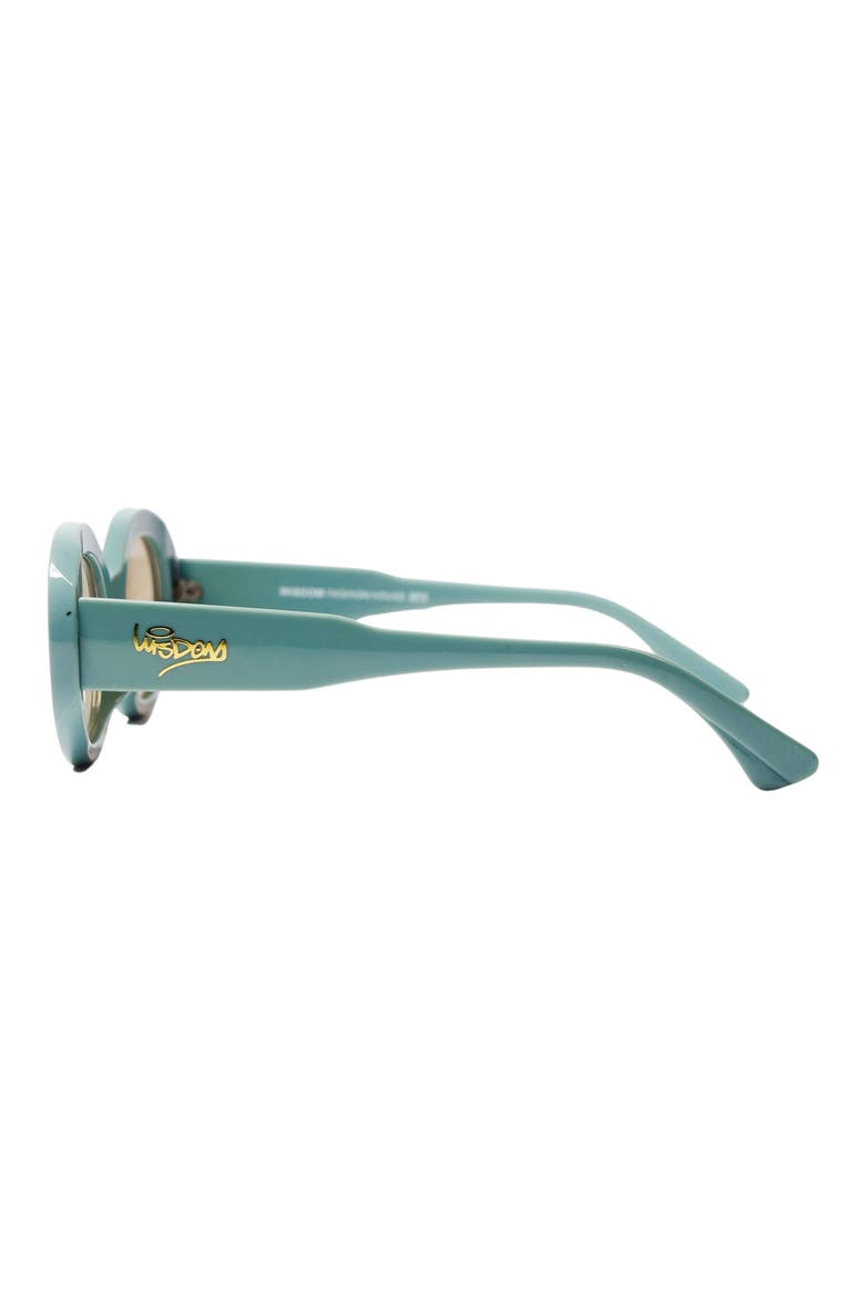 Frame 16 Round Sunglasses, Alternate, color, SAGE