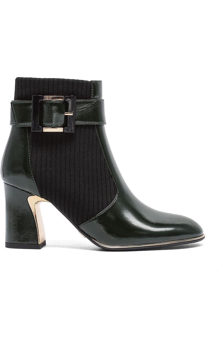 NINETY UNION Tuscani Side Zip Bootie, Alternate, color, Green