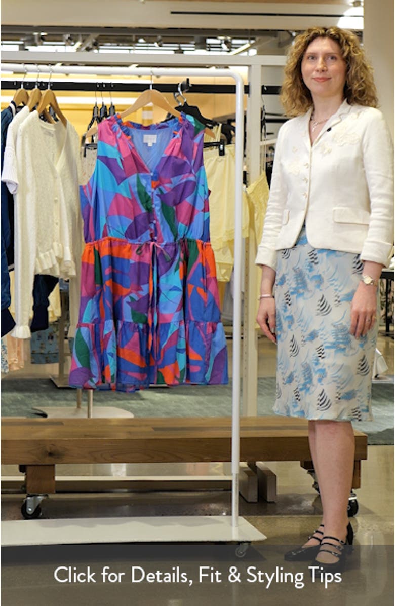 Vemmy Abstract Itzel Sleeveless Dress, sales video thumbnail