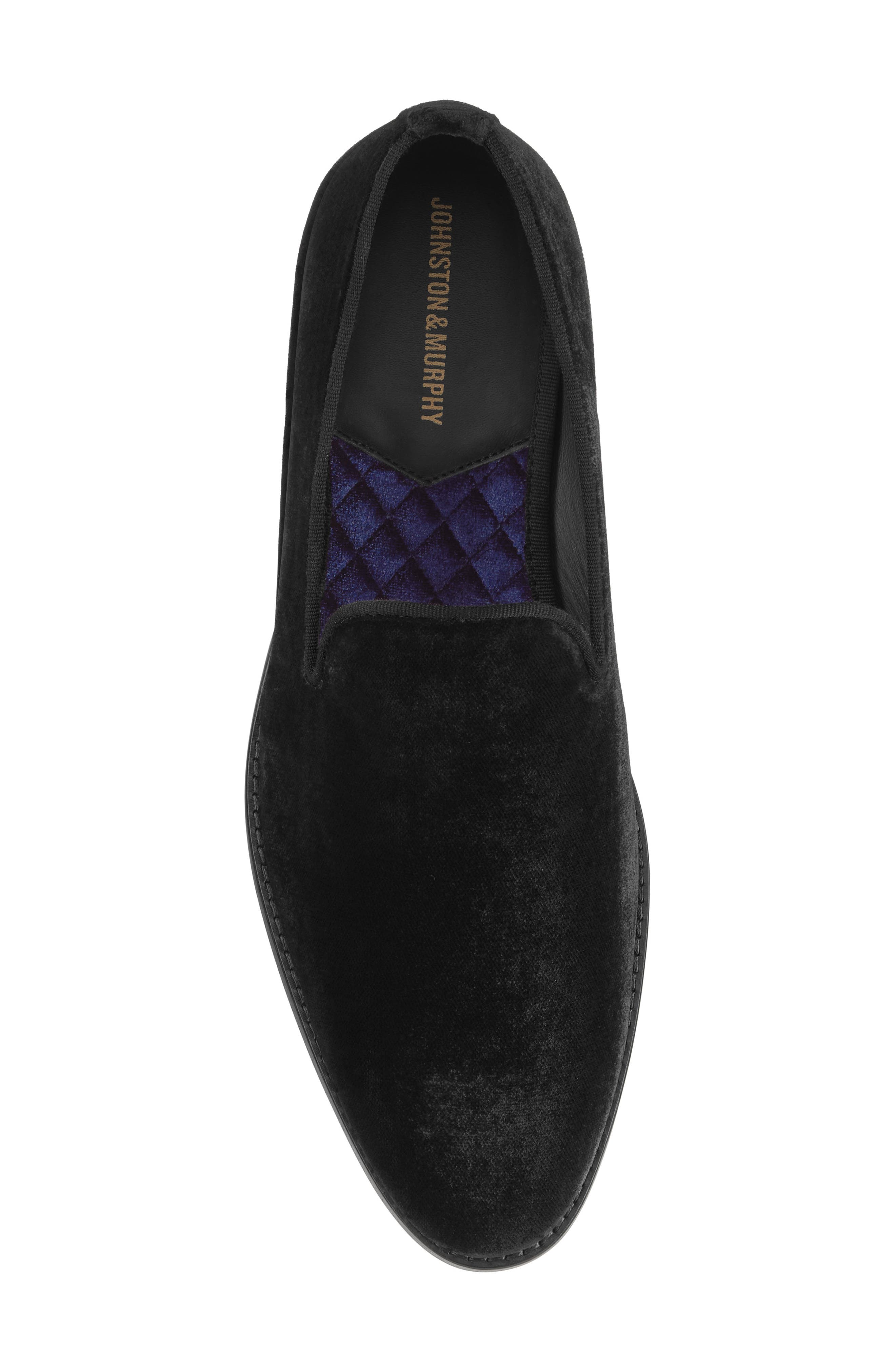 Johnston 
Murphy Gavney Slip-On Loafer, Alternate, color, Black Velvet