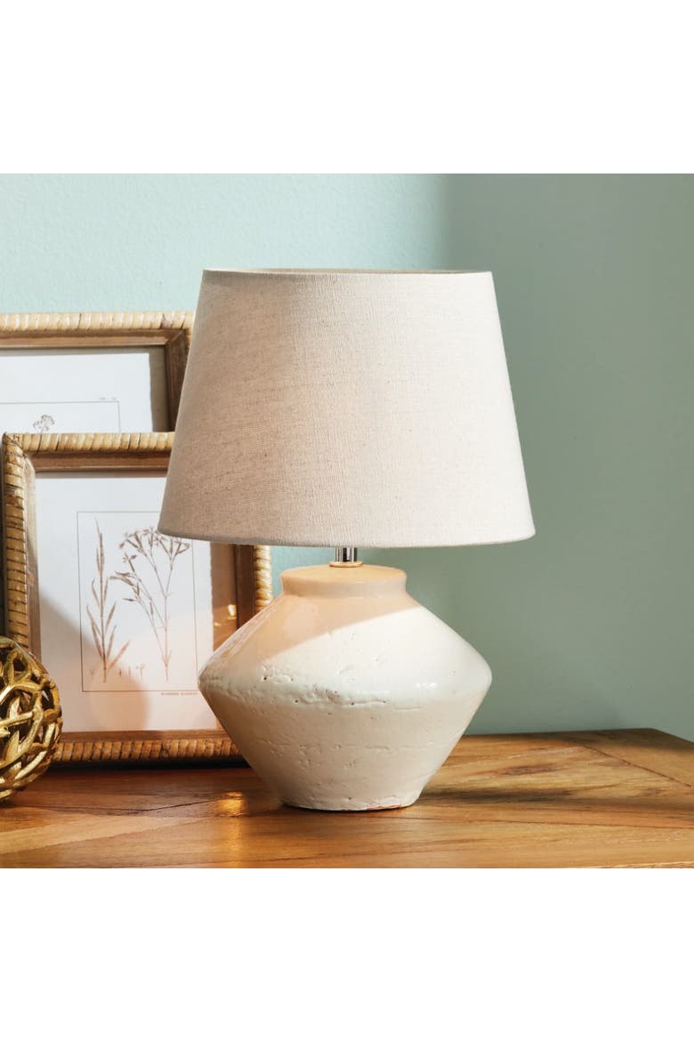 Marie Contemporary Ceramic Mini Table Desk Lamp, Alternate, color, White