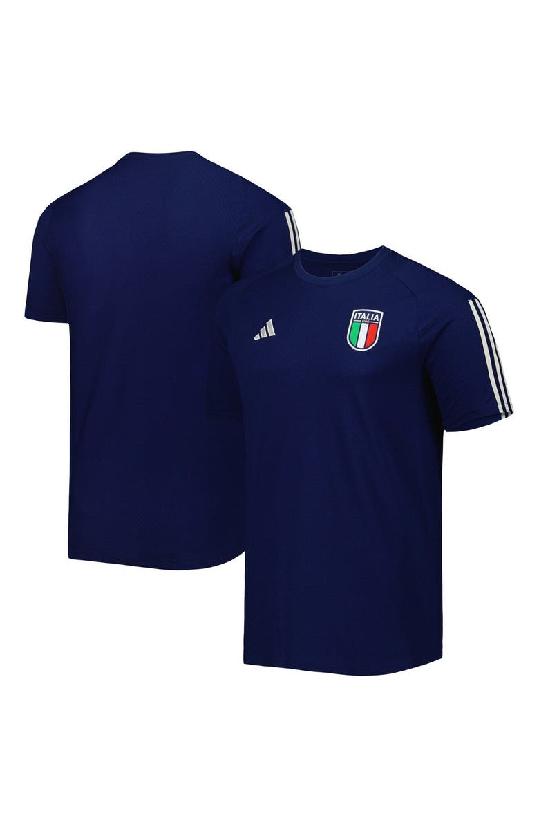 adidas Men's adidas Blue Italy National Team Training T-Shirt, Main, color, Blue