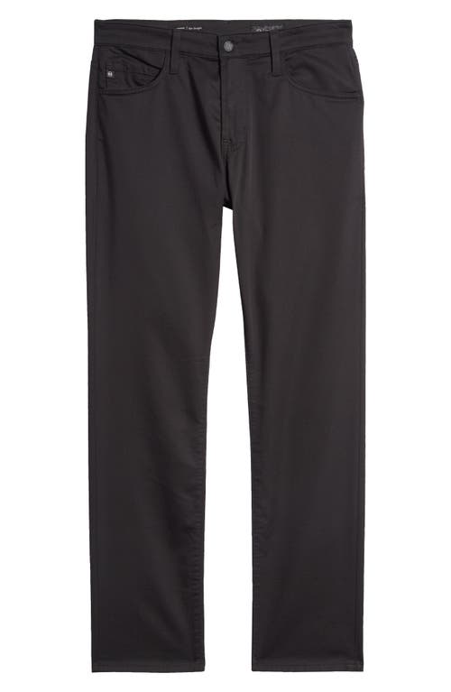Ag Everett Commuter Performance Slim Straight Pants In Black