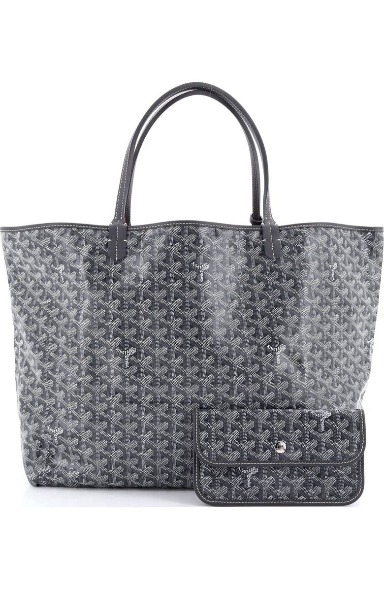 Pre-Owned Goyard Saint Louis Tote Coated Canvas GM, Alternate, color, Gray