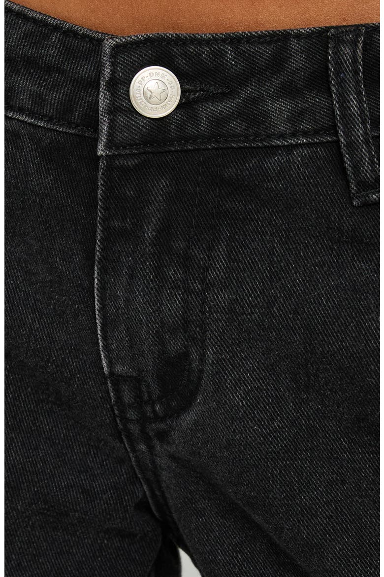 Picco Ultra Low Rise Wide Leg Jeans, Alternate, color, WASHED BLACK