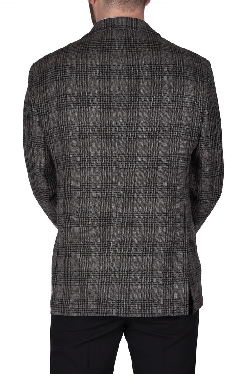FLYNT Plaid Wool Blend Sport Coat, Alternate, color, Grey