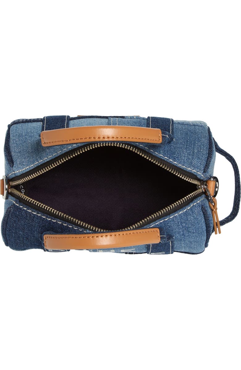 Marc Jacobs The Mini Denim Duffle Bag, Alternate, color,