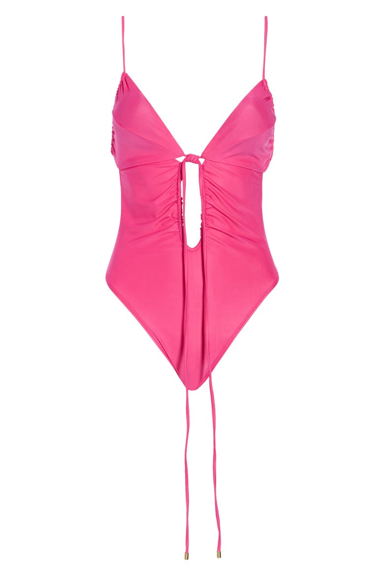 Mag One-Piece Swimsuit, Alternate, color, PINK