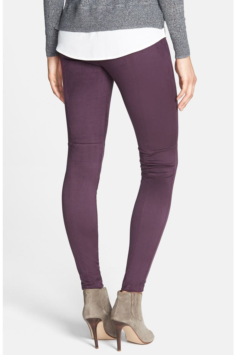 'Ultra Suede' Leggings, Alternate, color, FIG