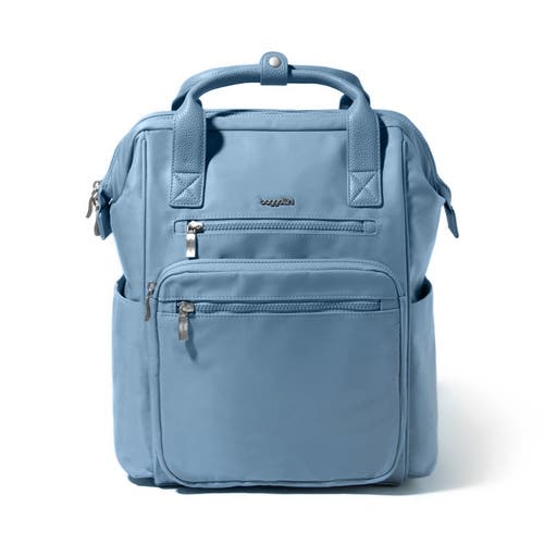 Baggallini Chelsea Laptop Backpack In Cornflower Twill