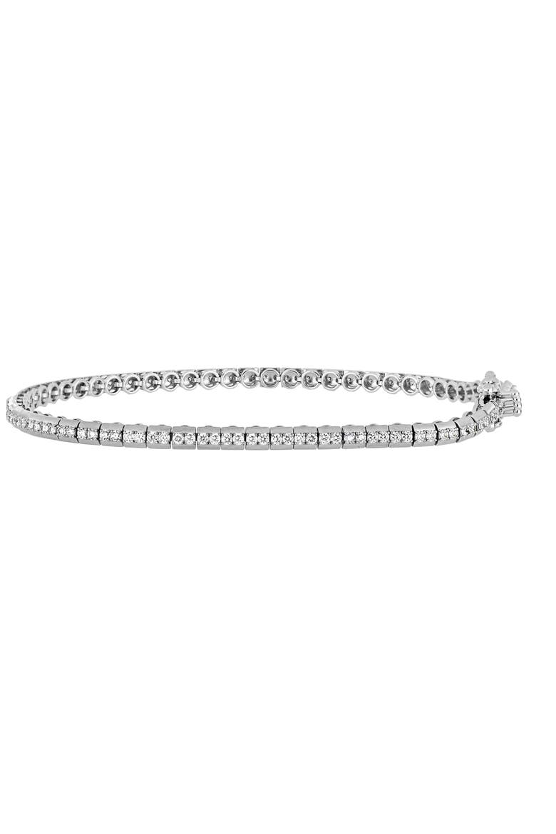 Double Row Diamond Tennis Bracelet (Nordstrom Exclusive), Main, color, 18K WHITE GOLD