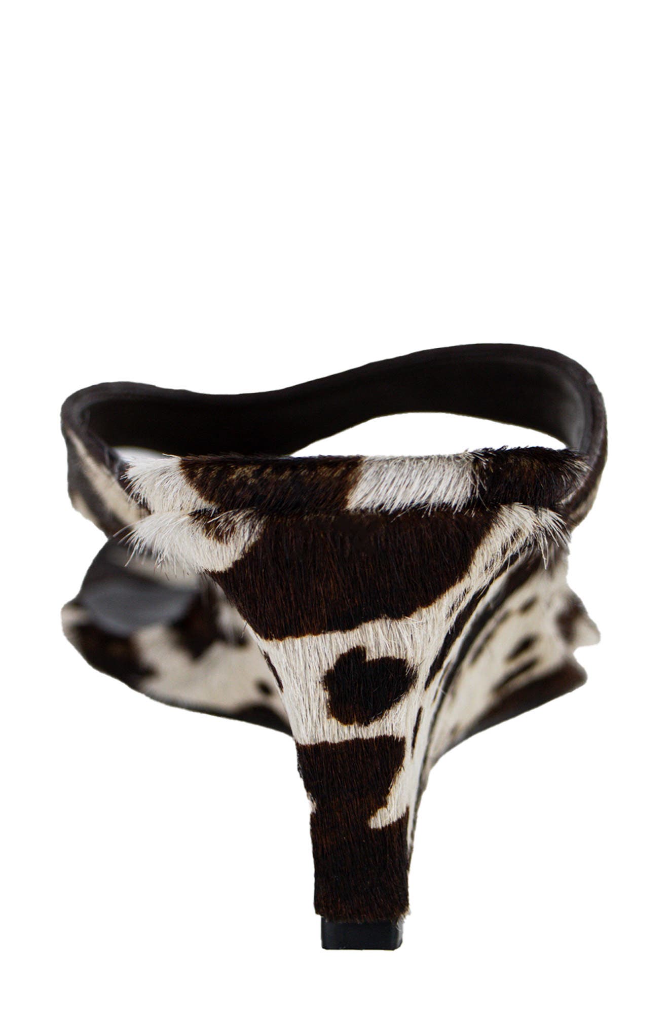 Kenneth Cole Susannah Wedge Sandal, Alternate, color, Brown Multi Calf Hair