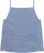 Theory Apron Front Linen Blend Twill Camisole
