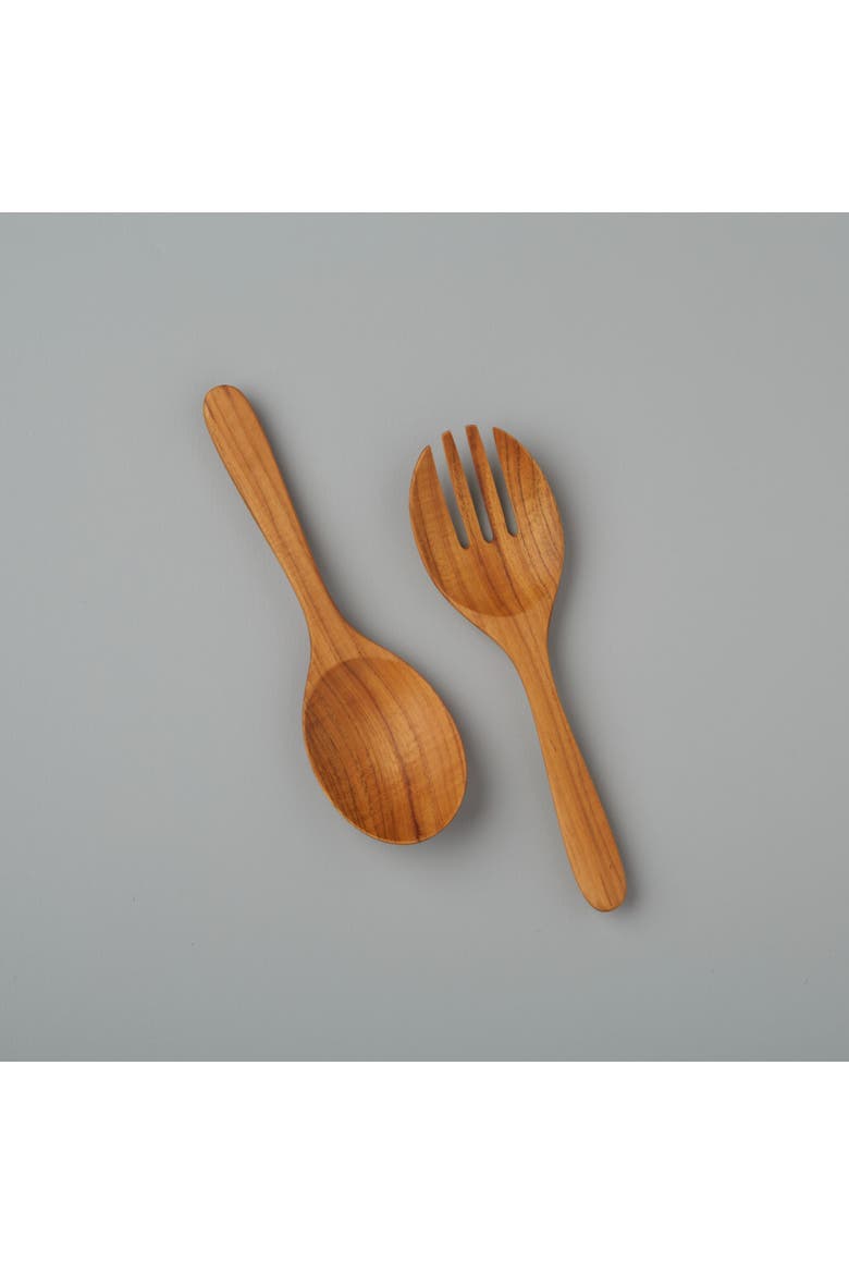 Chelsea Teak Serving Set, Alternate, color, Teak