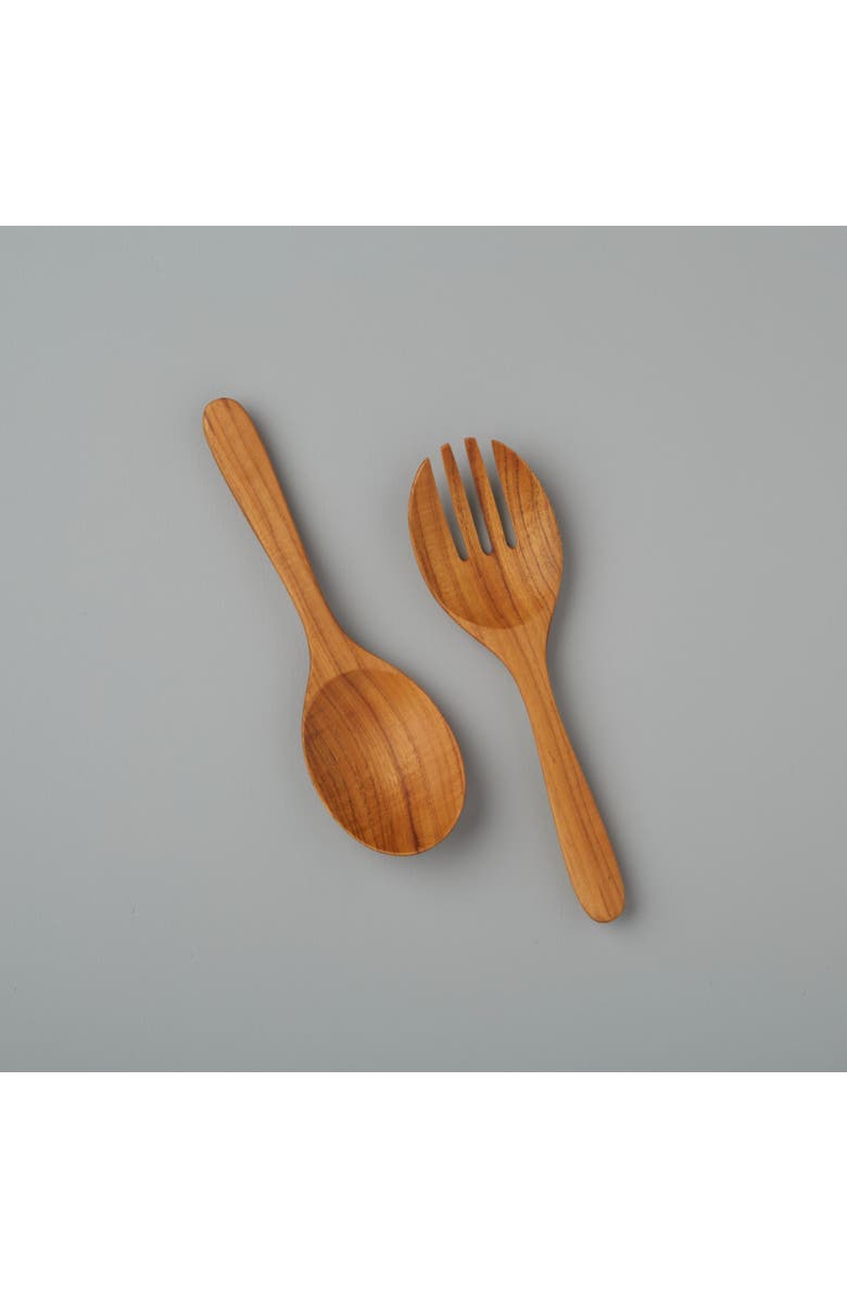 Be Home Chelsea Teak Serving Set, Alternate, color, Teak