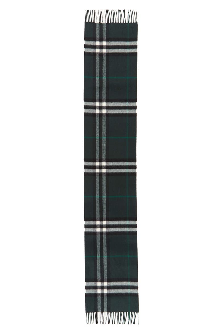'Giant Icon' Cashmere Scarf, Alternate, color, DARK FOREST GREEN