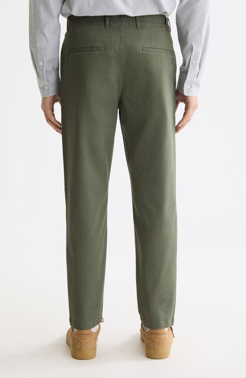 Scotch & Soda Drift Stretch Cotton Chinos In Green