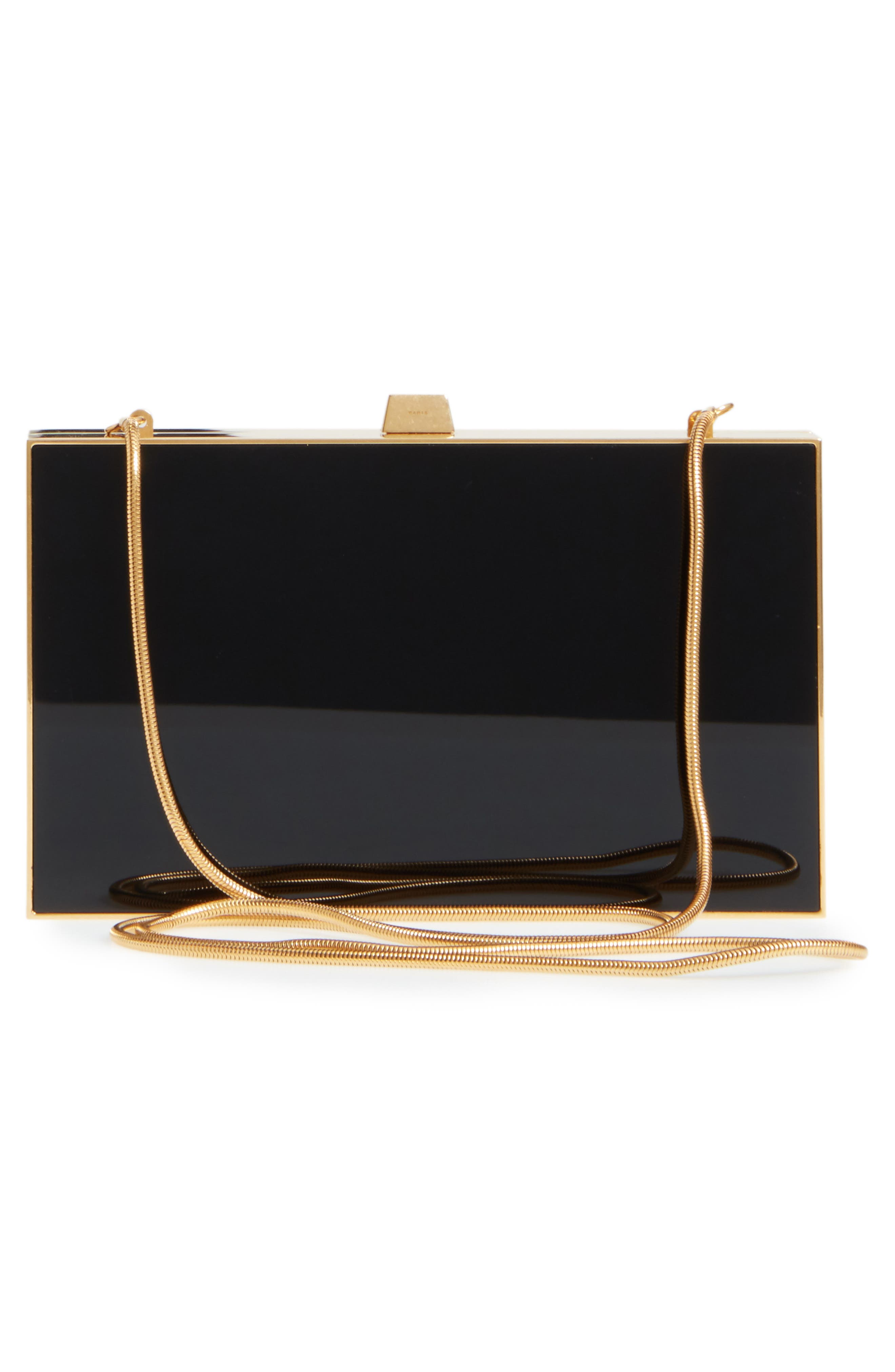 Saint Laurent Monogram Tuxedo Box Clutch, Alternate, color, 
