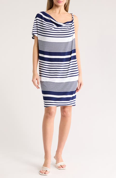 Heated Stripe Shift Dress