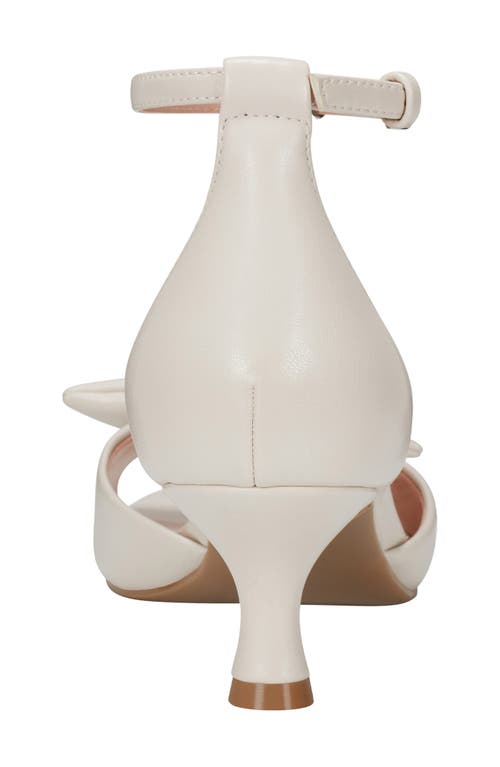 Bandolino Andora Ankle Strap Kitten Heel Sandal In Ivory 150