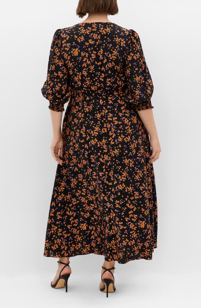 City Chic Jolene Floral Maxi Dress, Alternate, color, Baby Bunch