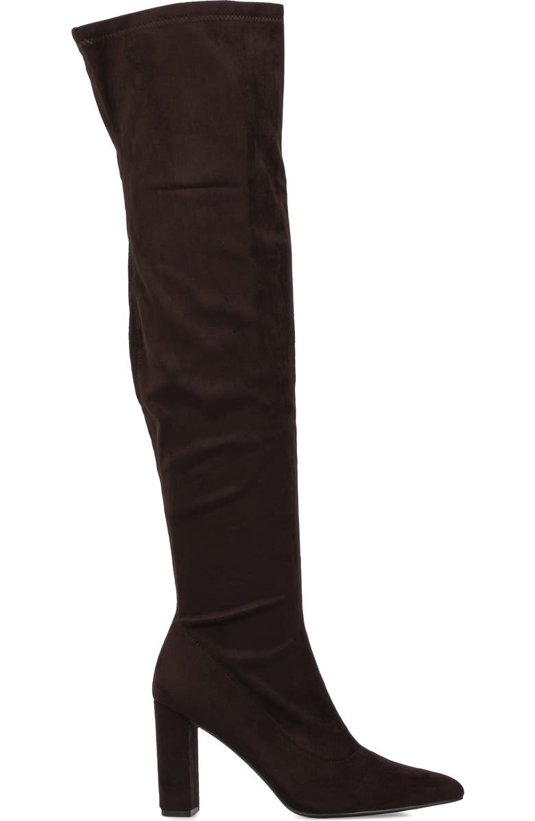 NEW YORK AND COMPANY Monia Over-the-Knee Boot, Alternate, color, Brown