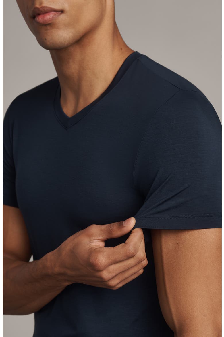 C.O.R. V-Neck Undershirt, Alternate, color, TRUE NAVY