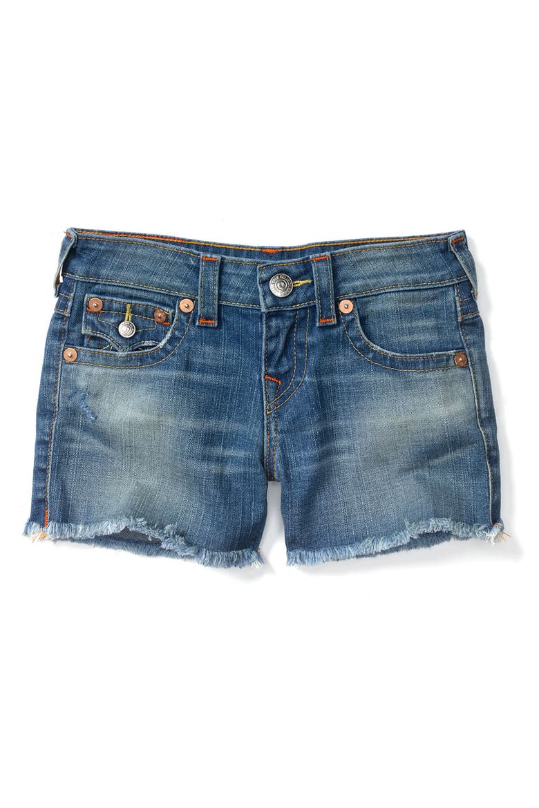 Brand Jeans 'Dolly' Cutoff Denim Shorts, Alternate, color, HIGH PLAINS MEDIUM