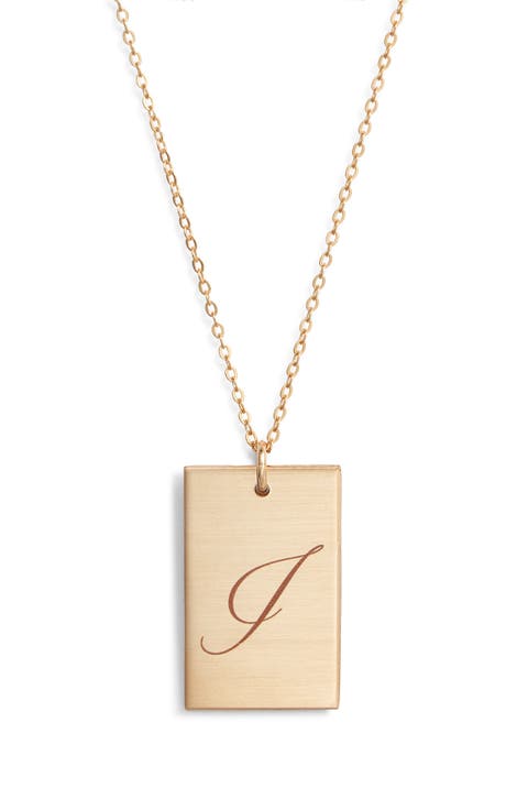 Stella Initial Pendant Necklace