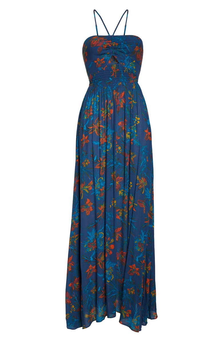 Free People One Step Ahead Maxi Dress, Alternate, color,