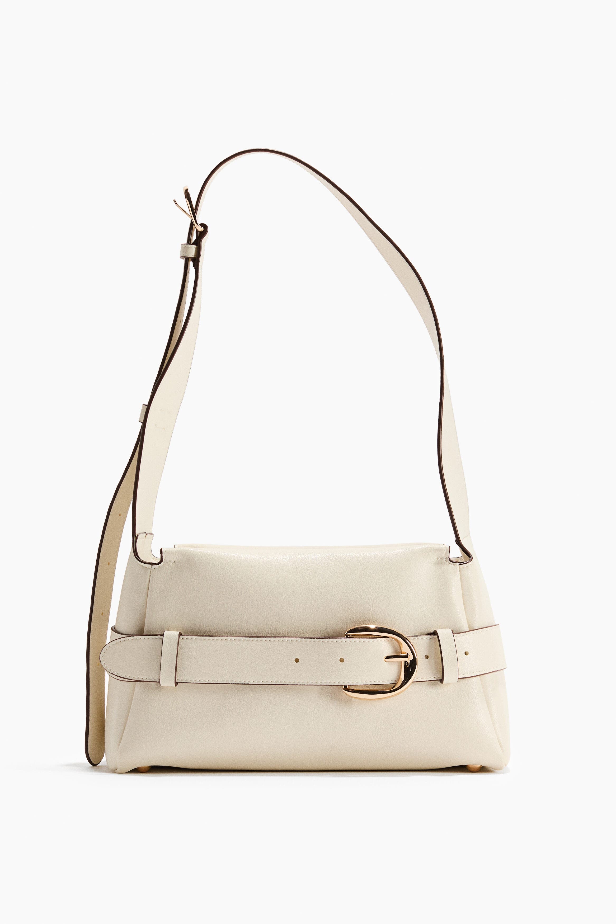 Strap-detail Crossbody Bag, Main, color, Cream
