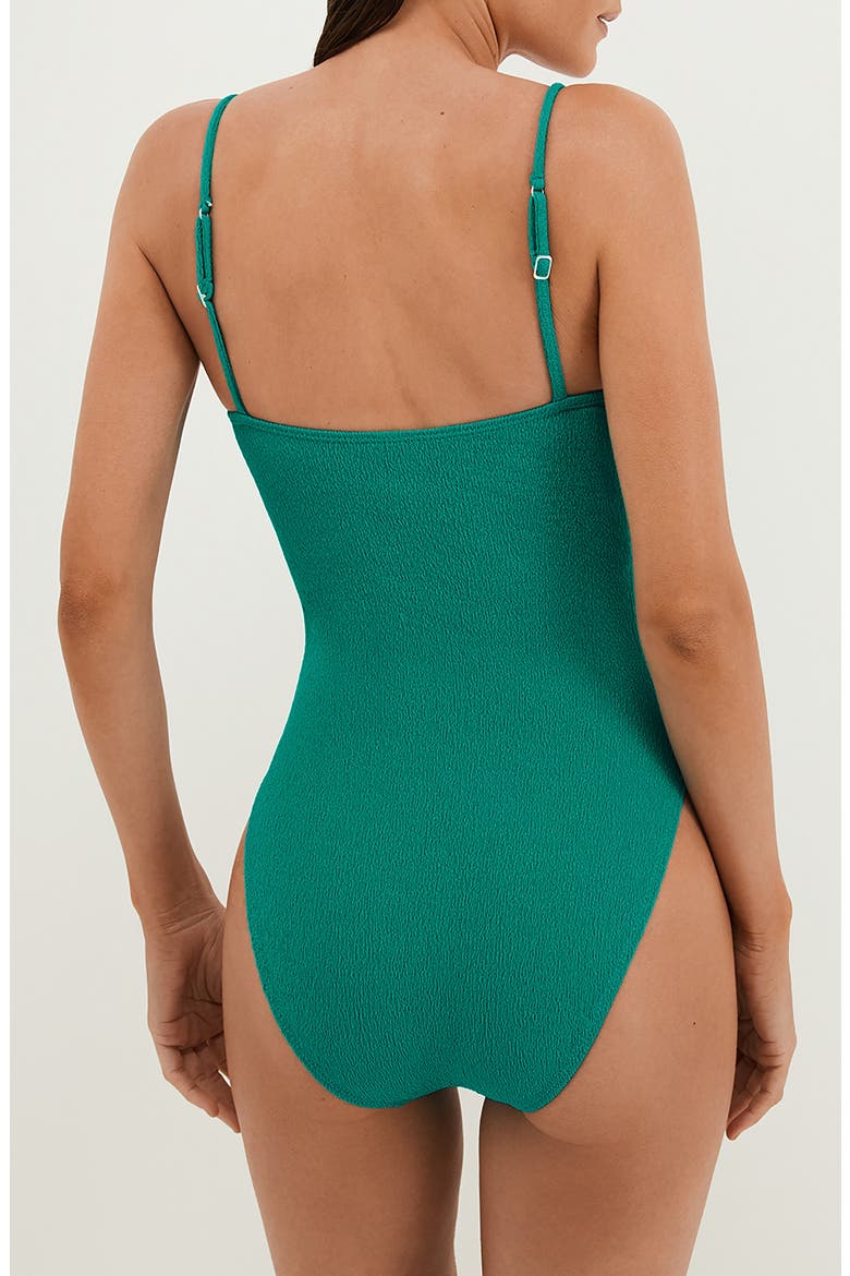 Firenze Sunny One-Piece Swimsuit, Alternate, color, GREEN