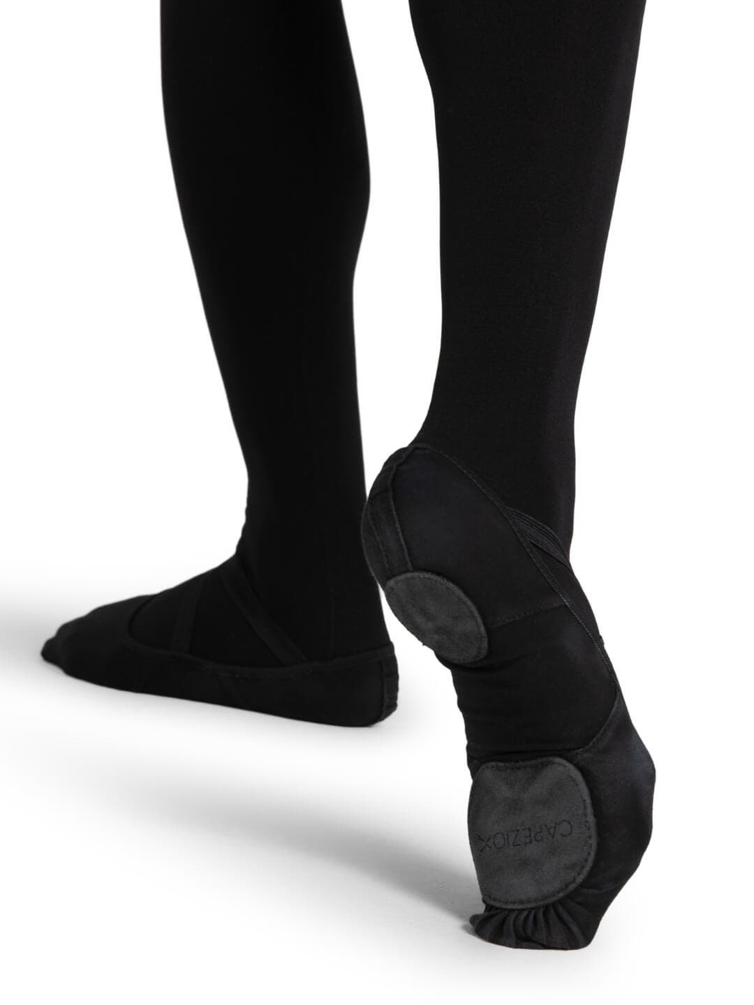 Hanami® Canvas Ballet Shoe, Alternate, color, black