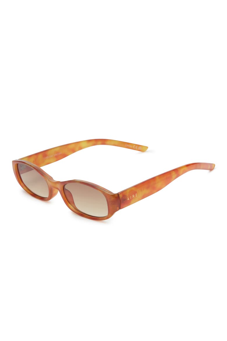 Caellum 52mm Oval Sunglasses, Alternate, color, VINTAGE TORT