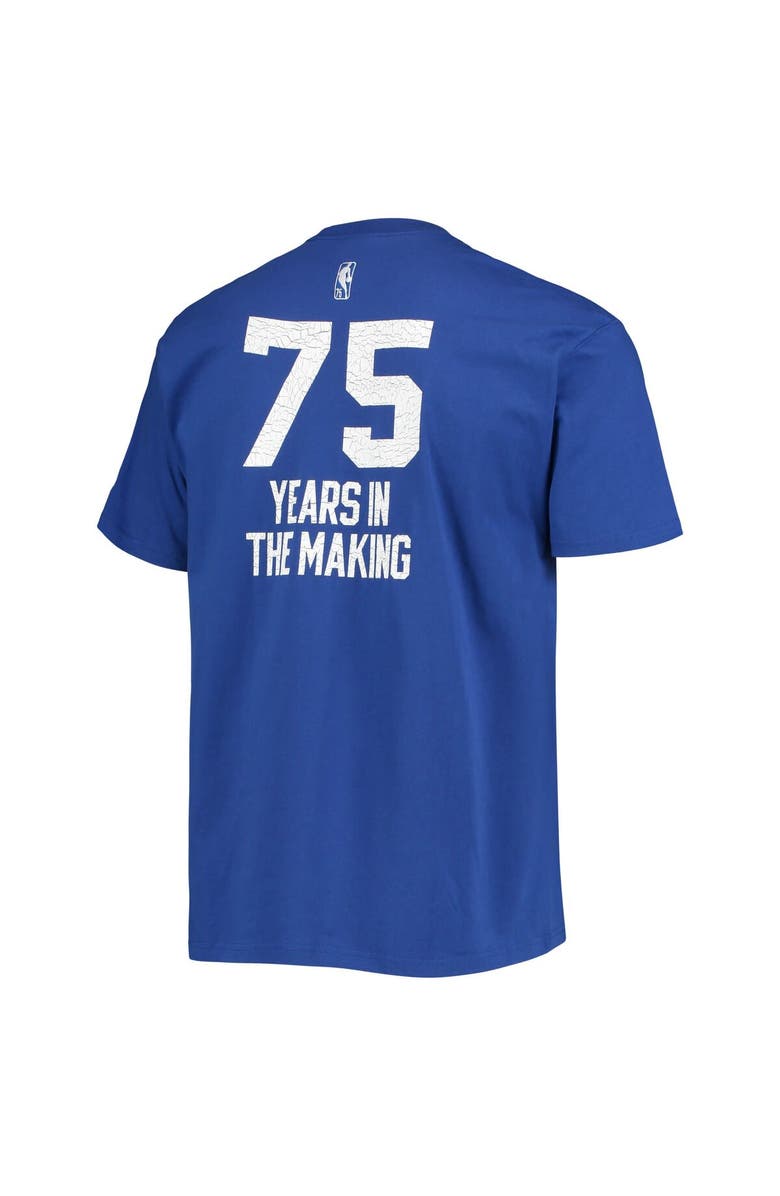 Nike Men's Nike Royal Golden State Warriors 2021/22 Classic Edition Warriors Origins Courtside T-Shirt, Alternate, color, 