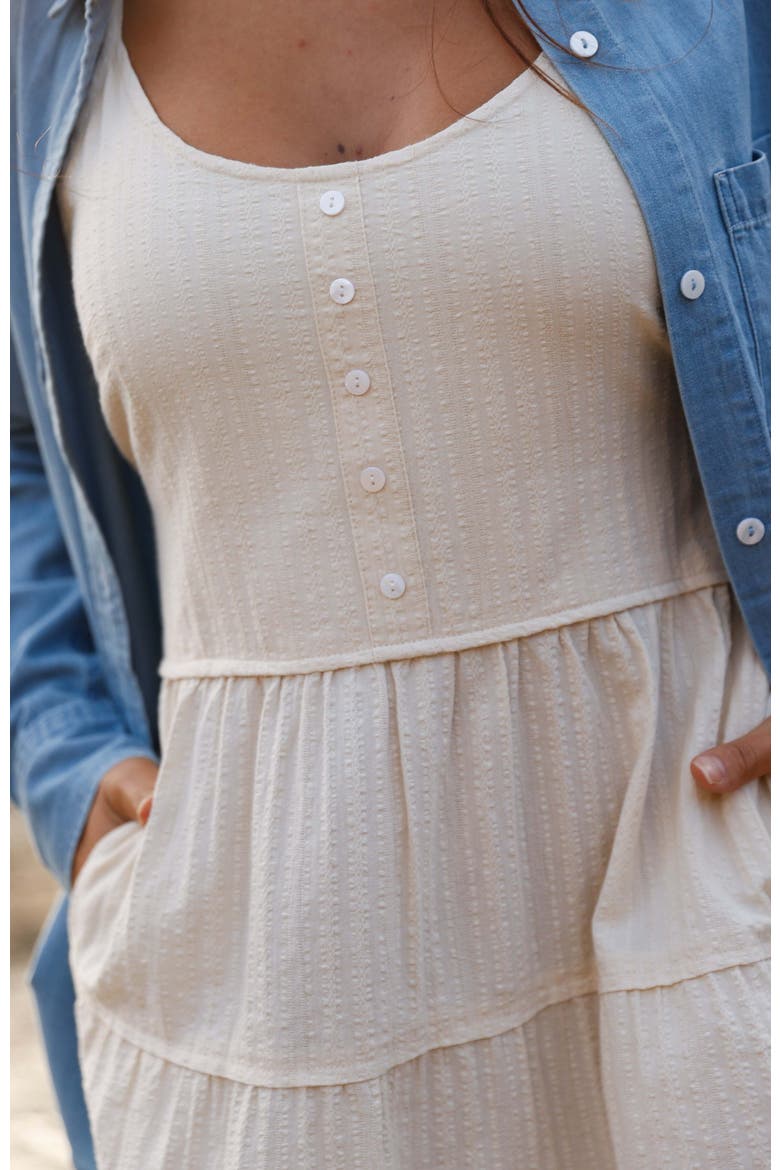 Fairweather Dress, Alternate, color, White Oak