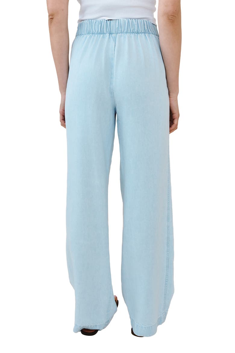 Catalina Stitch Detail Pull-On Pants, Alternate, color, COASTAL FADE WASH
