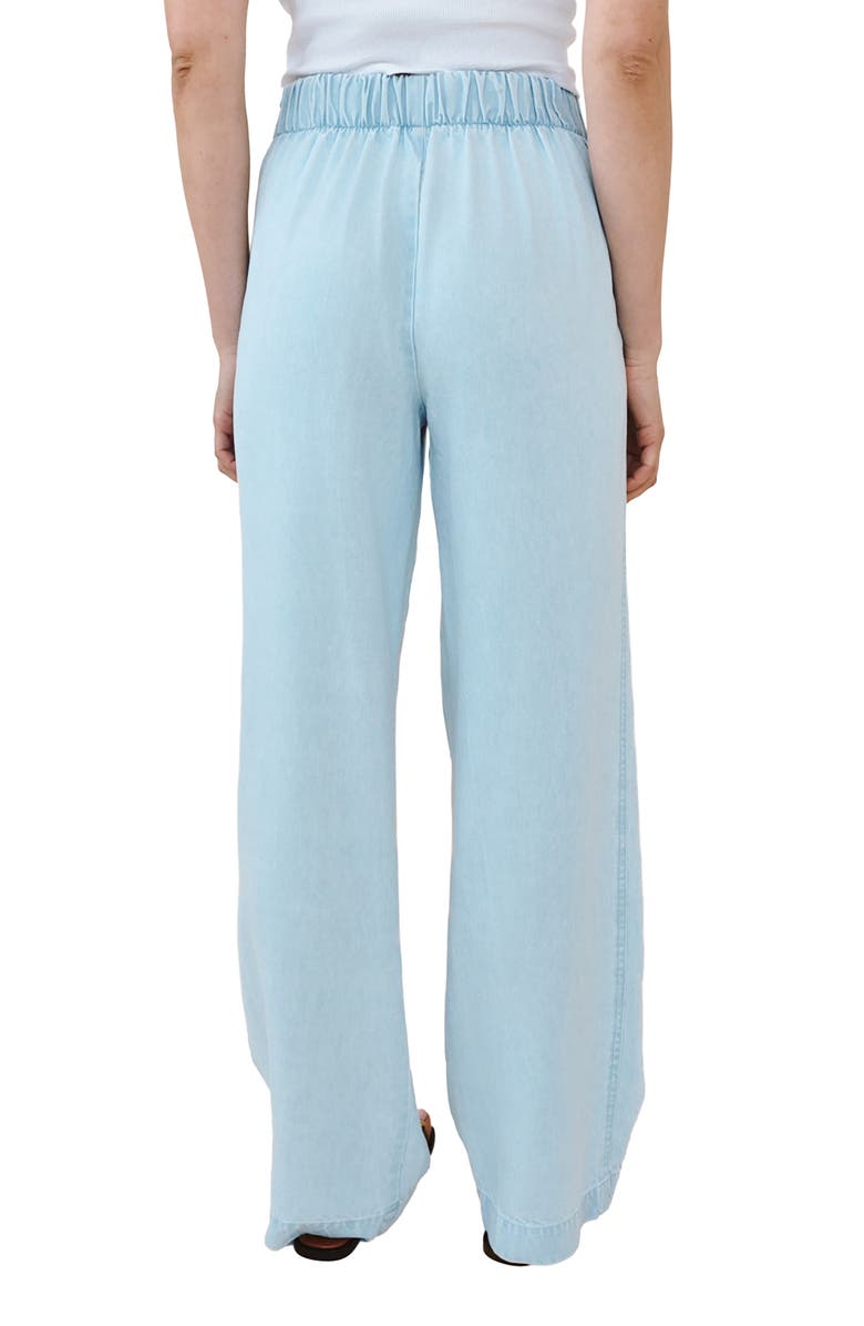 Bella Dahl Catalina Stitch Detail Pull-On Pants, Alternate, color, Coastal Fade Wash