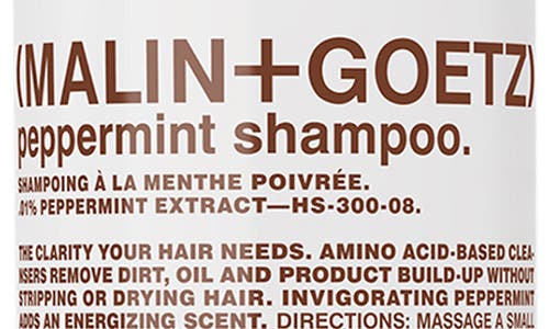 Malin + Goetz Malin+goetz Peppermint Shampoo In Transparent