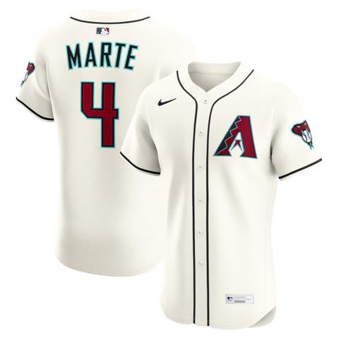 Men's Nike Ketel Marte Cream Arizona Diamondbacks Home Elite Jersey