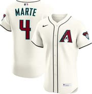 Nike Men's Nike Ketel Marte Cream Arizona Diamondbacks Home Elite Jersey
