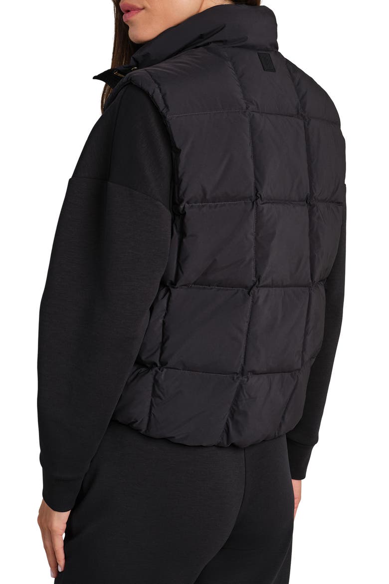 Powder Puffer Down Vest, Alternate, color, PURE BLACK