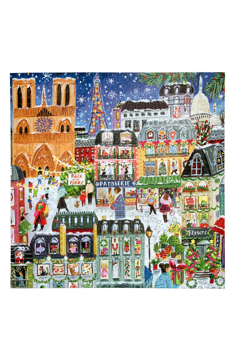 eeBoo Paris Christmas 1000-Piece Puzzle, Alternate, color,