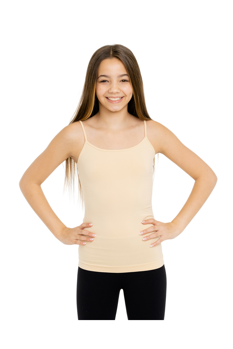 Solid full camis - Big Kid, Alternate, color, Nude