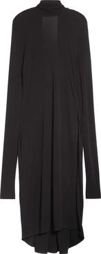 TOTEME Cocoon Long Sleeve Cape Dress