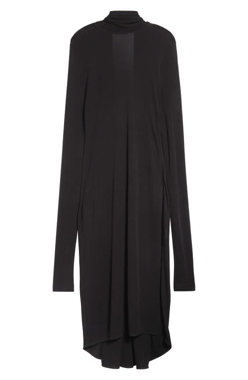Totême Toteme Cocoon Long Sleeve Cape Dress In Black
