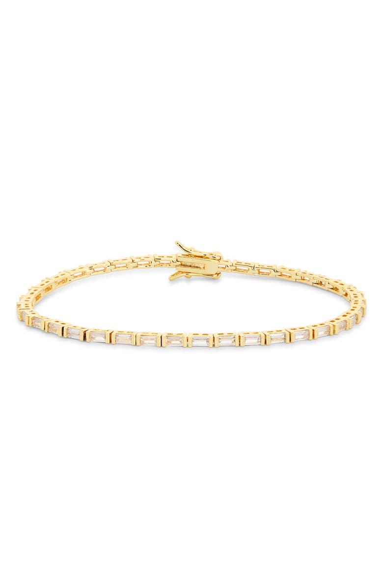 EYE CANDY LOS ANGELES Tabria CZ Tennis Bracelet, Main, color, Gold
