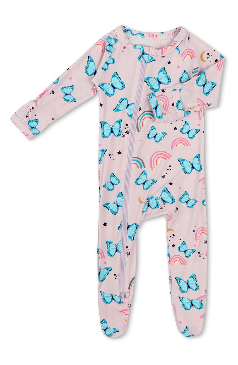 Bestaroo Retro Rainbows Footie, Main, color, 